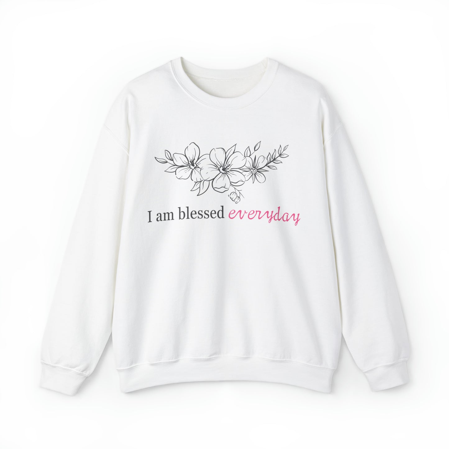 Unisex Heavy Blend™ Crewneck Sweatshirt - I am blessed everyday