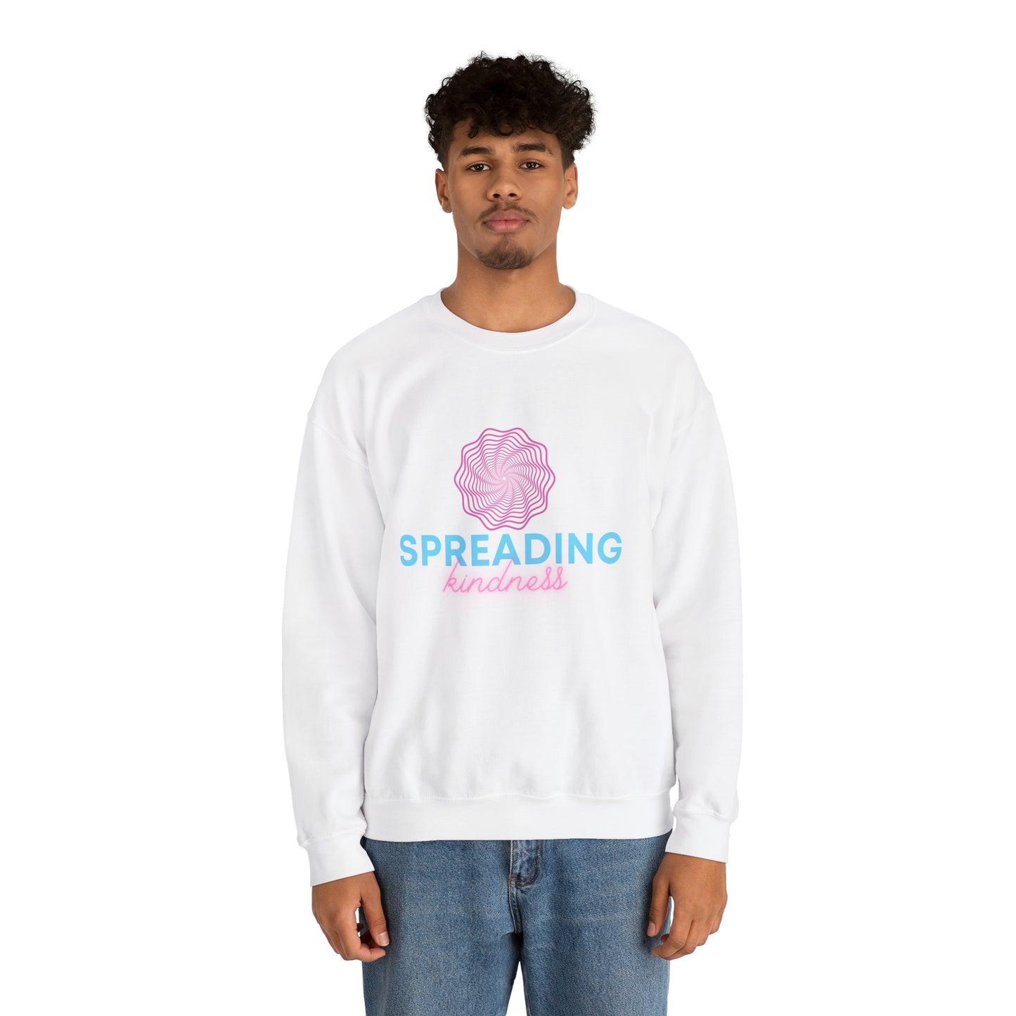 Unisex Heavy Blend™ Crewneck Sweatshirt - Spreading Kindness Swirl