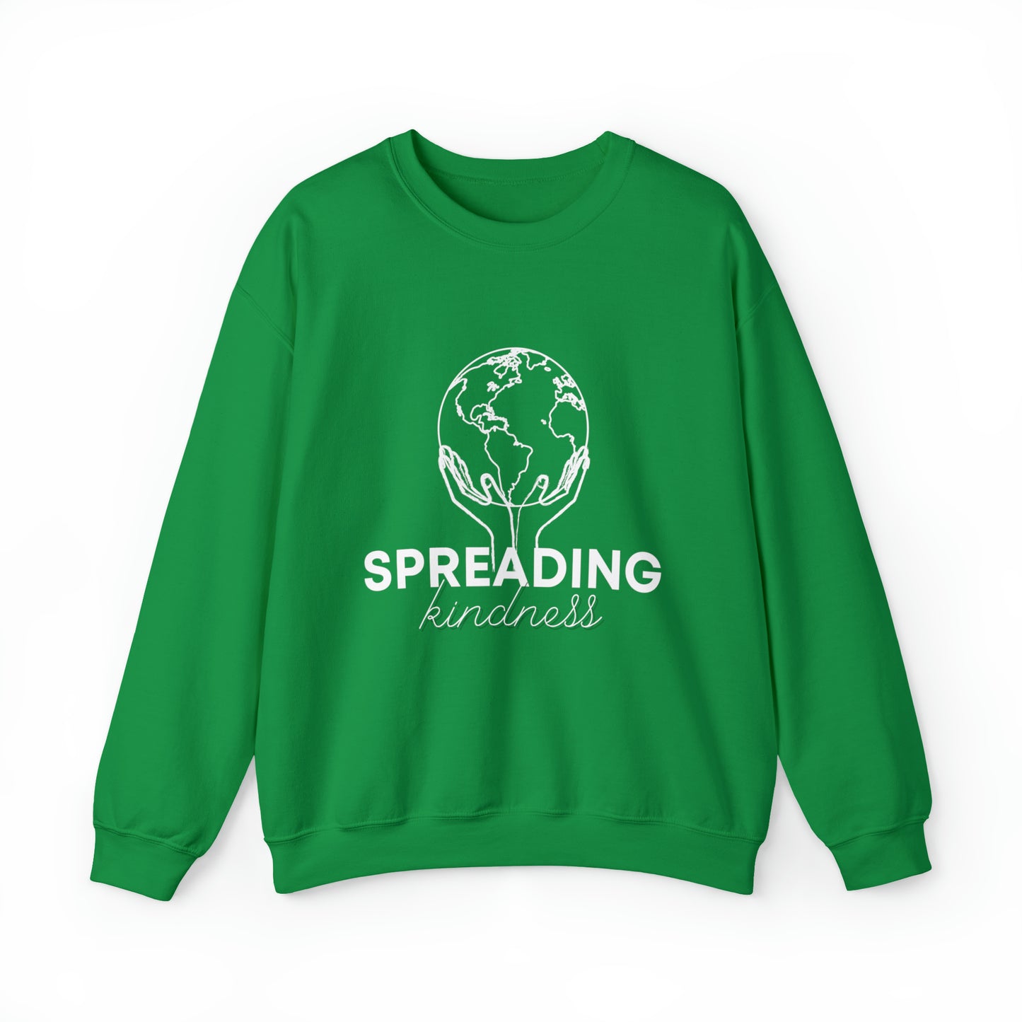Unisex Heavy Blend™ Crewneck Sweatshirt - Spreading Kindness Globe