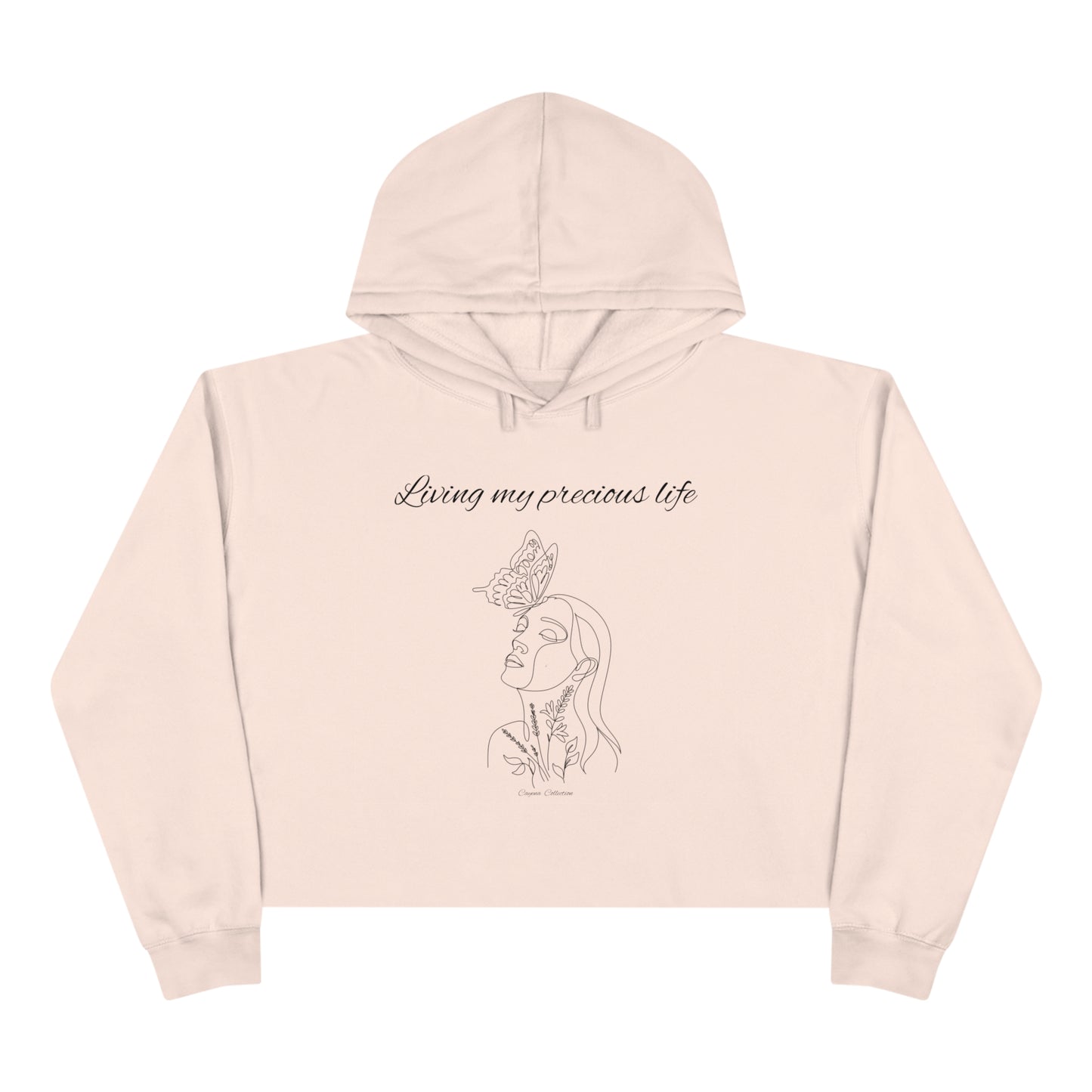 Living my precious life M1 | Cayena Collection | Crop Hoodie