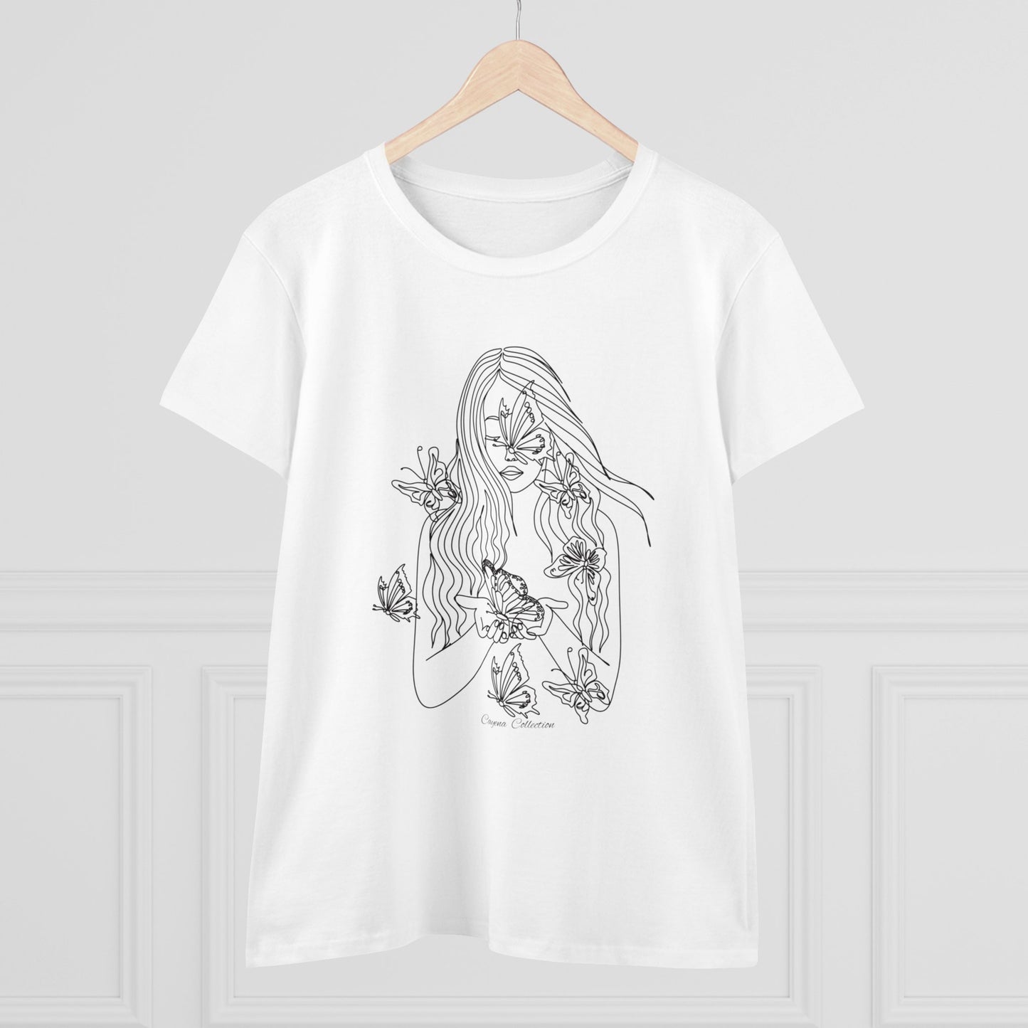 Cayena Collection M3 Camiseta de algodón de peso medio para mujer